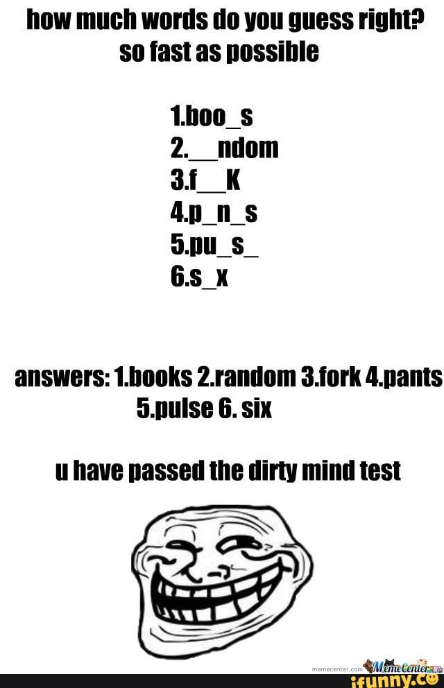 How much do you guess right? So fast as possible 1hoo_s 2.__ ndom 3f_K
