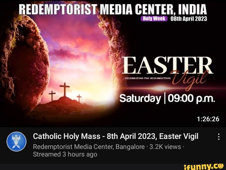REDEMPTORIST. MEDIA CENTER, INDIA Holy Week bth April 2023 ASTER