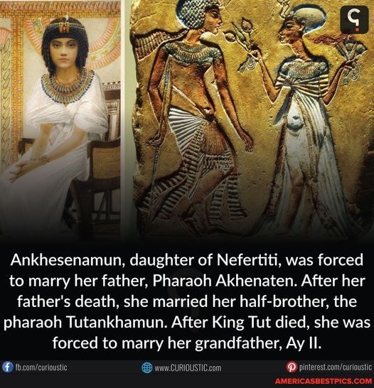 Ankhesenamun Daughter Of Nefertiti Was Forced To Marry Her Father Pharaoh Akhenaten After 