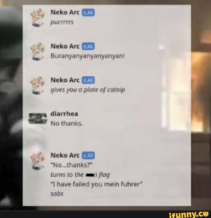 Neko Arc purrrers Make Arc Buranyanyanyanyanyan! Neko Arc gives you a