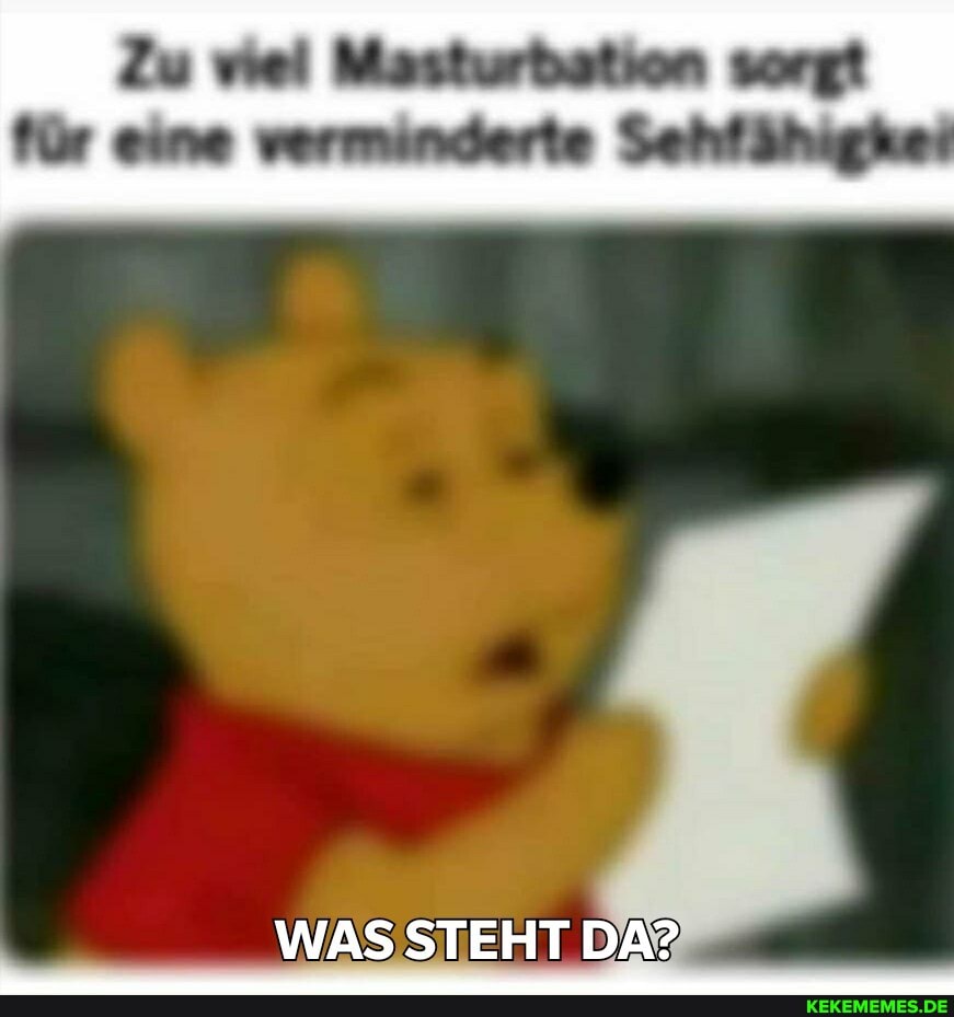 WAS STEHT DA?
