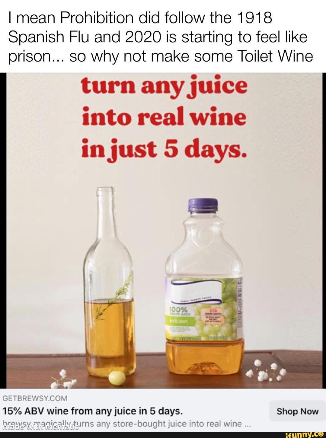 alcohol covid19 funny catalina_wine_mixer I mean Prohibition did