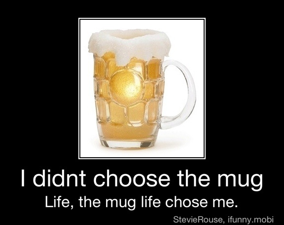 i didnt choose the mug life