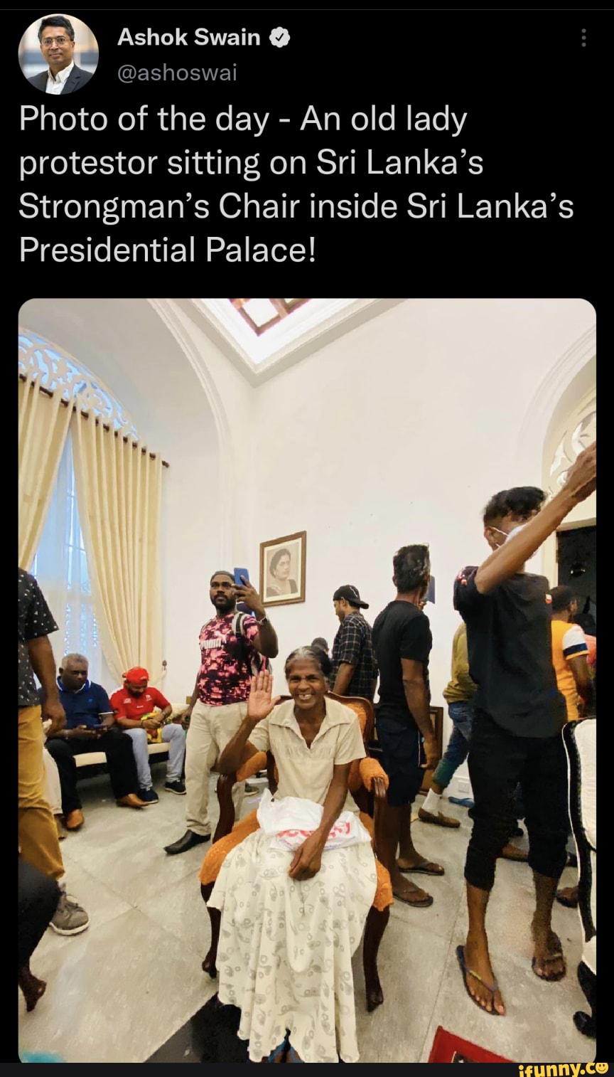 Ashok Swain ashoswai Photo of the day An old lady protestor sitting