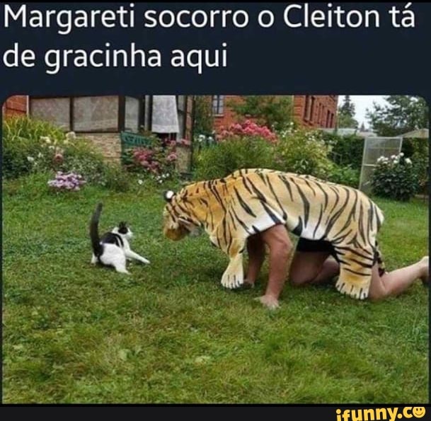 Margareti socorro o Cleiton tá de gracinha aqui