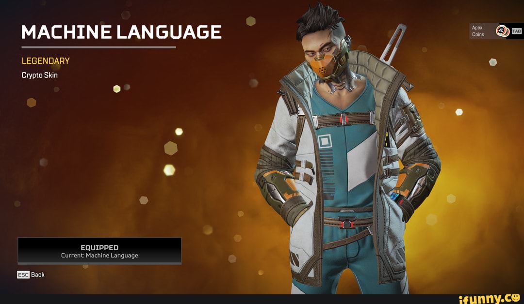 machine language crypto skin