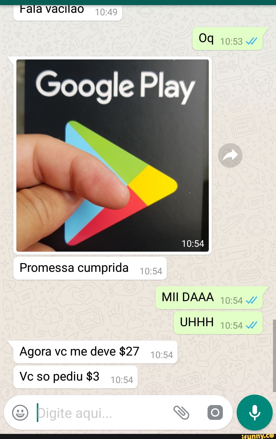 ala vacilao
0:49
Google Play