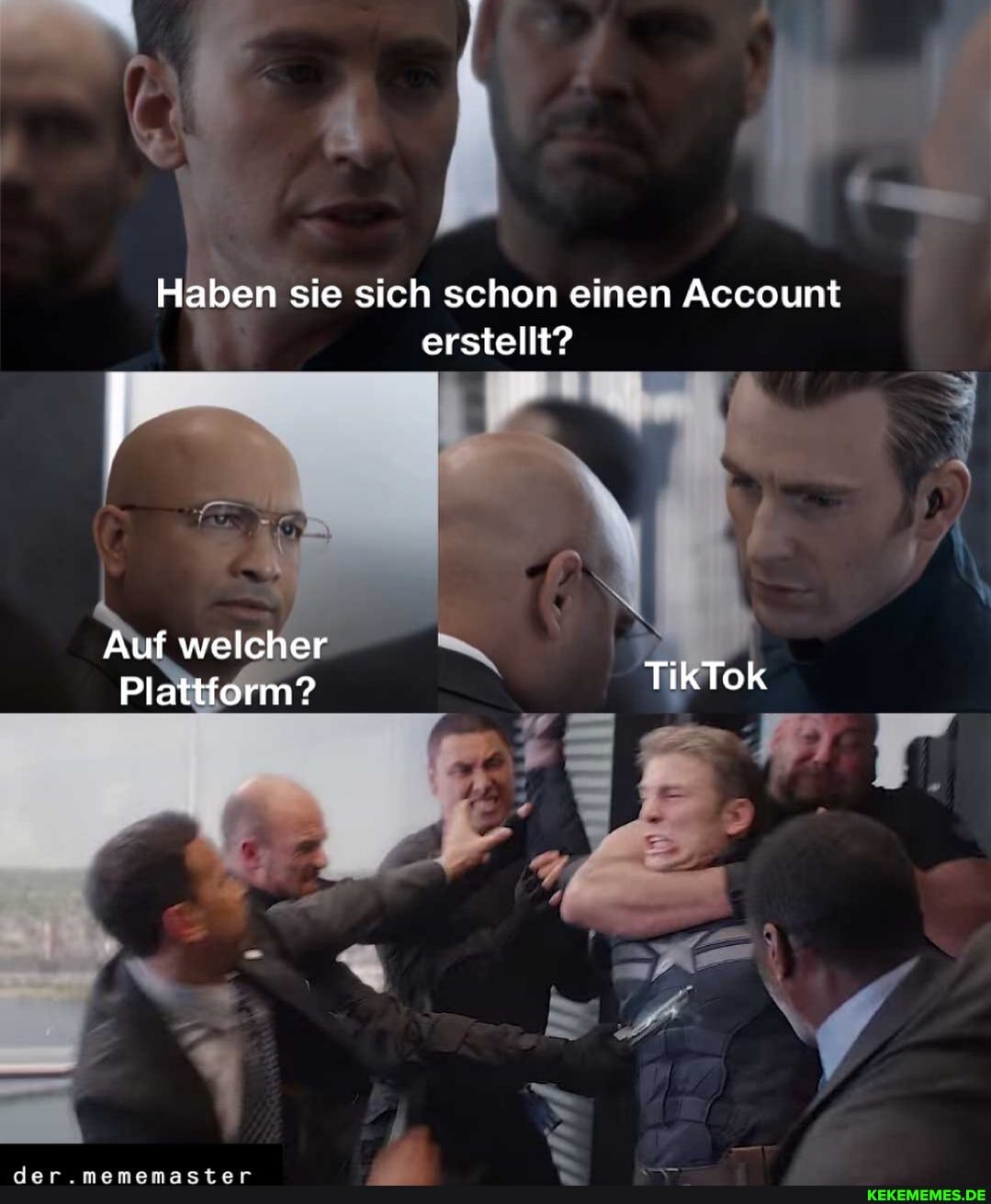 Haben sie sich schon einen Account erstellt?
Auf welcher
Plattform? TikTok