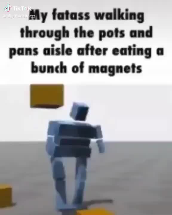 My fatass walking through the pots and pans aisle after eating a bunch