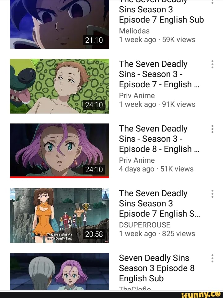 Sins Season 3 Episode 7 English Sub Meliodas 1 week ago 59K views The Seven  Deadly