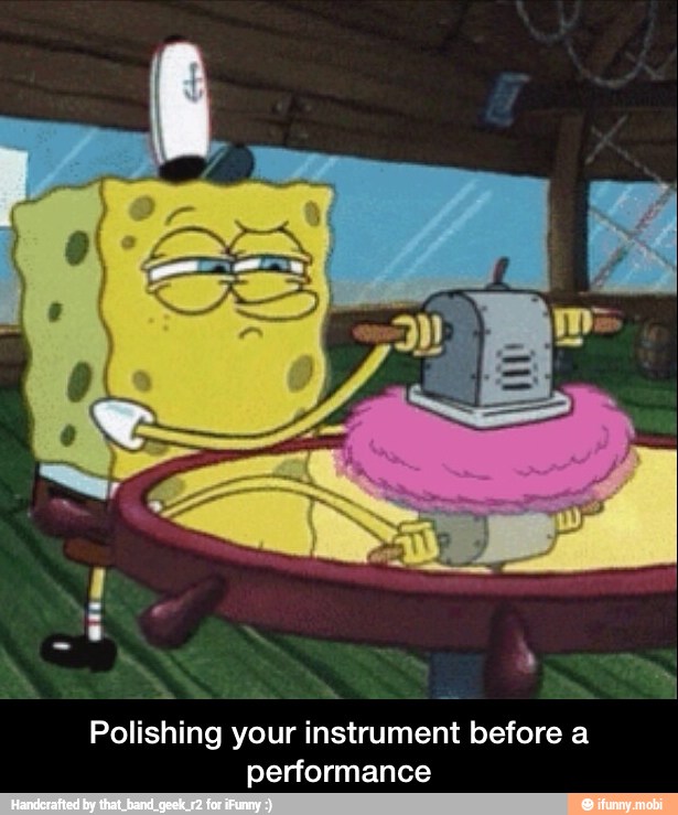Polishing your instrument before a
performance - Polishing your instrument before a performance