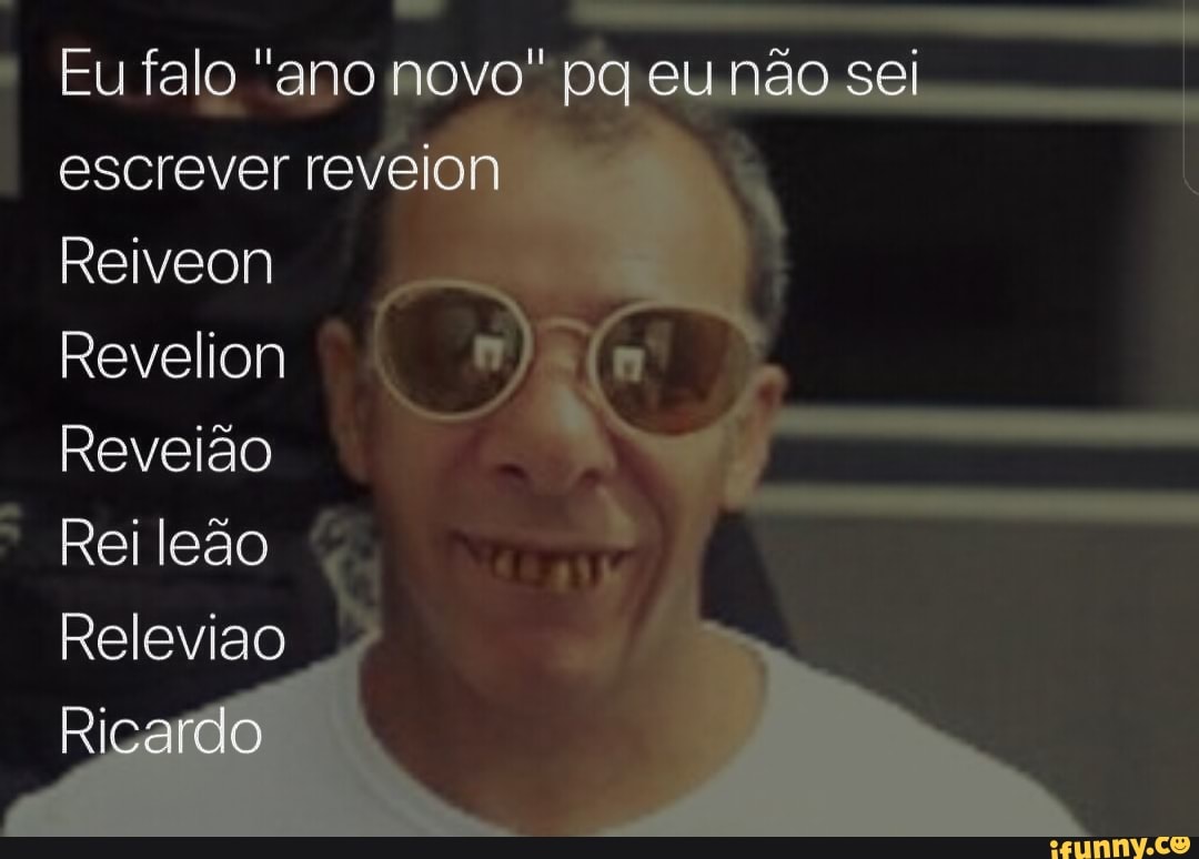 Eu falo "ano novo" pq.