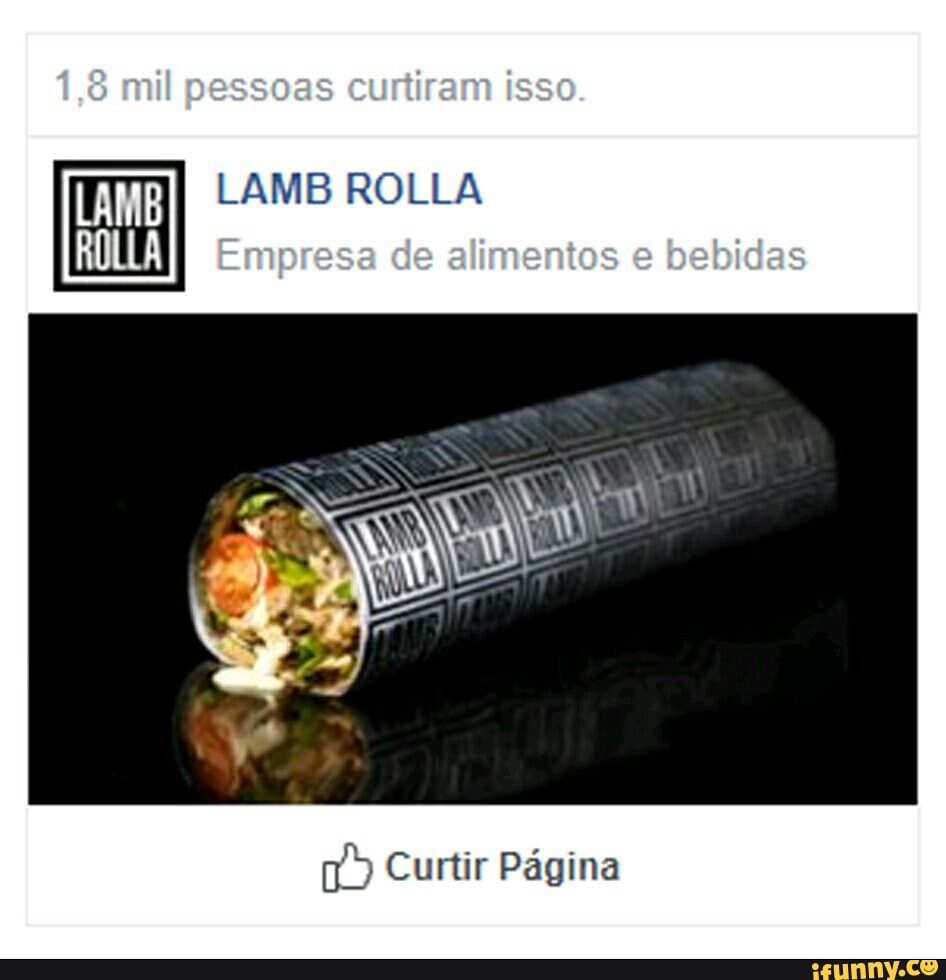 TI) LAMB ROLLA
LUE} Curtir Pagina