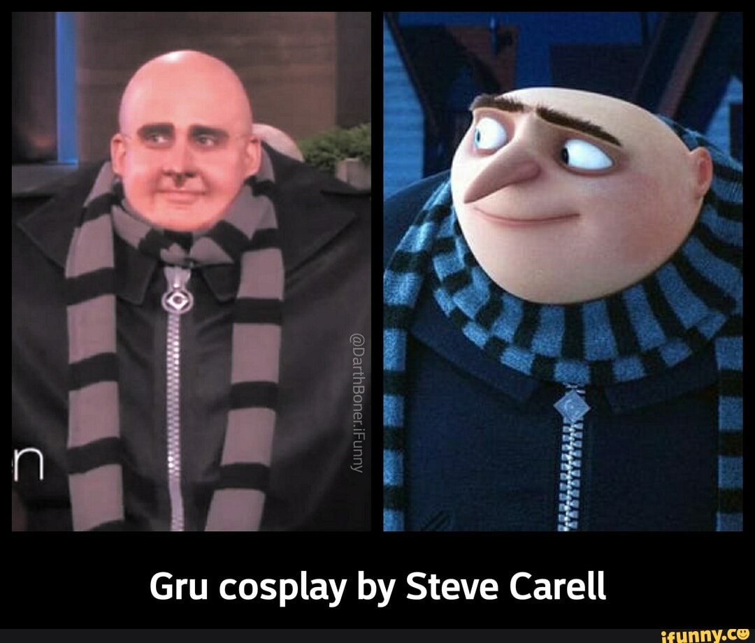 Gru cosplay by Steve Carell - Gru cosplay by Steve Carell - iFunny