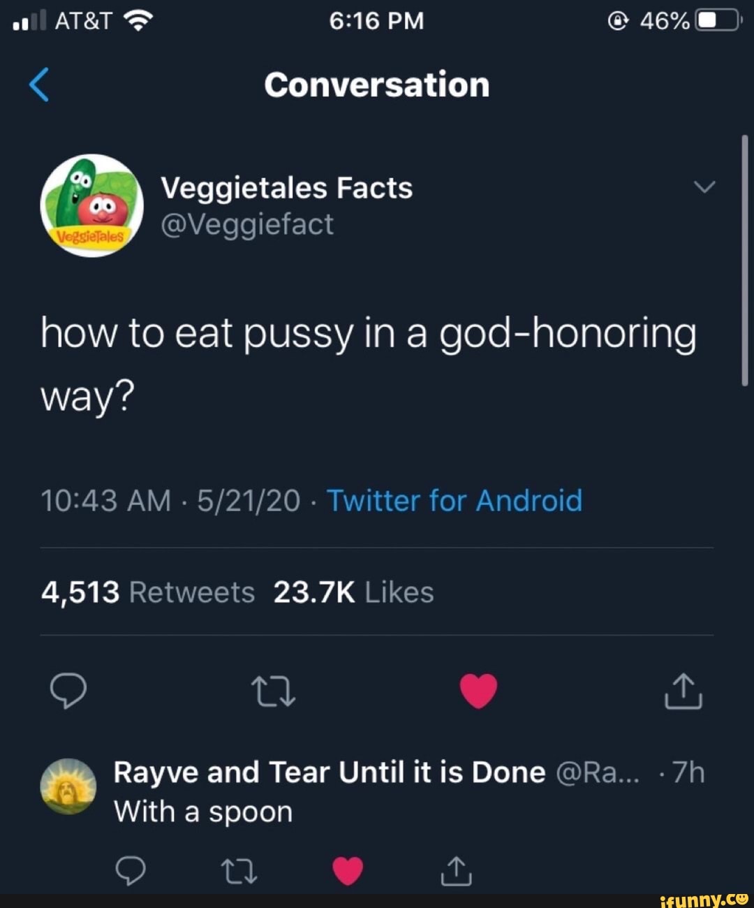 How to eat pussy in a god-honoring way? ye Rayve and Tear Until it is Done  @Ra... - iFunny