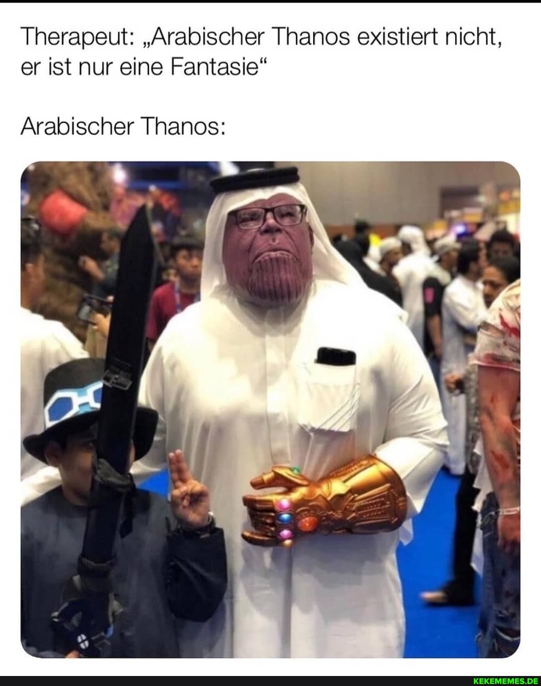 Therapeut: "Arabischer Thanos existiert nicht, er ist nur eine Fantasie"
Arabischer Thanos: