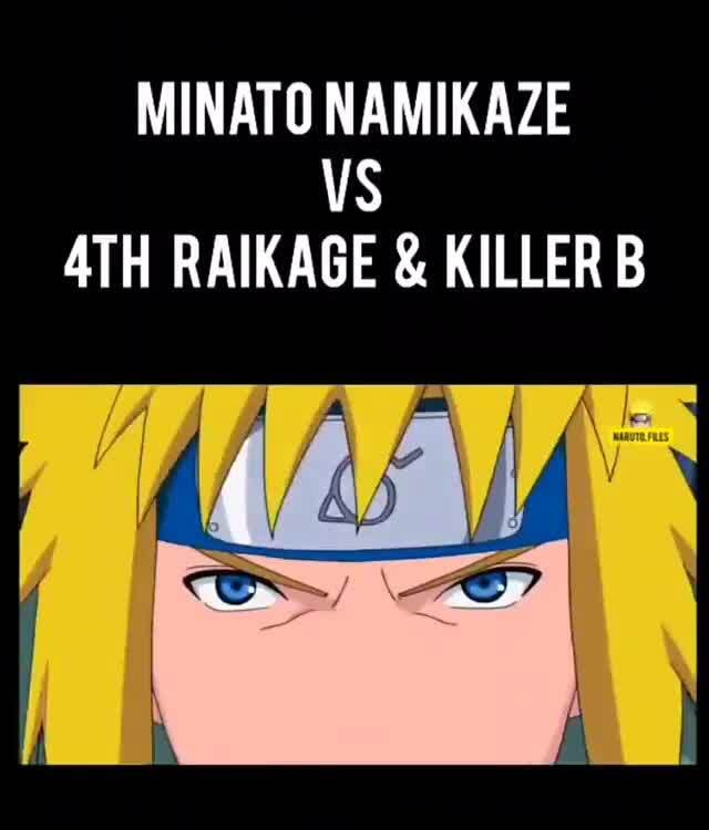 minato vs raikage and killer bee