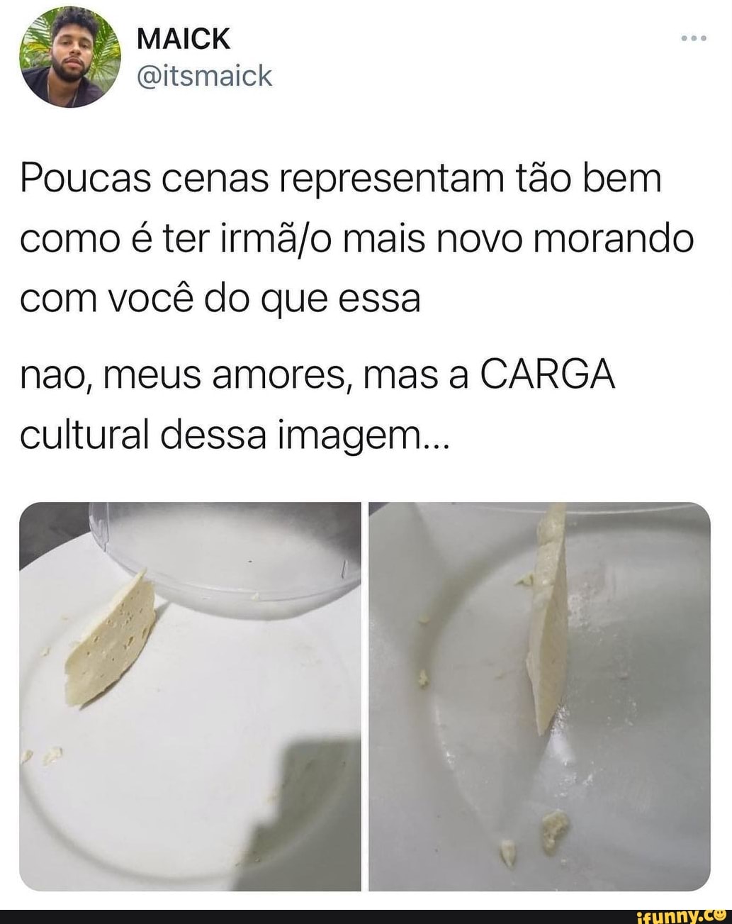 Poucas cenas representam tão bem como é ter mais novo morando com você do que essa
nao, meus amores, mas a CARGA cultural dessa imagem...