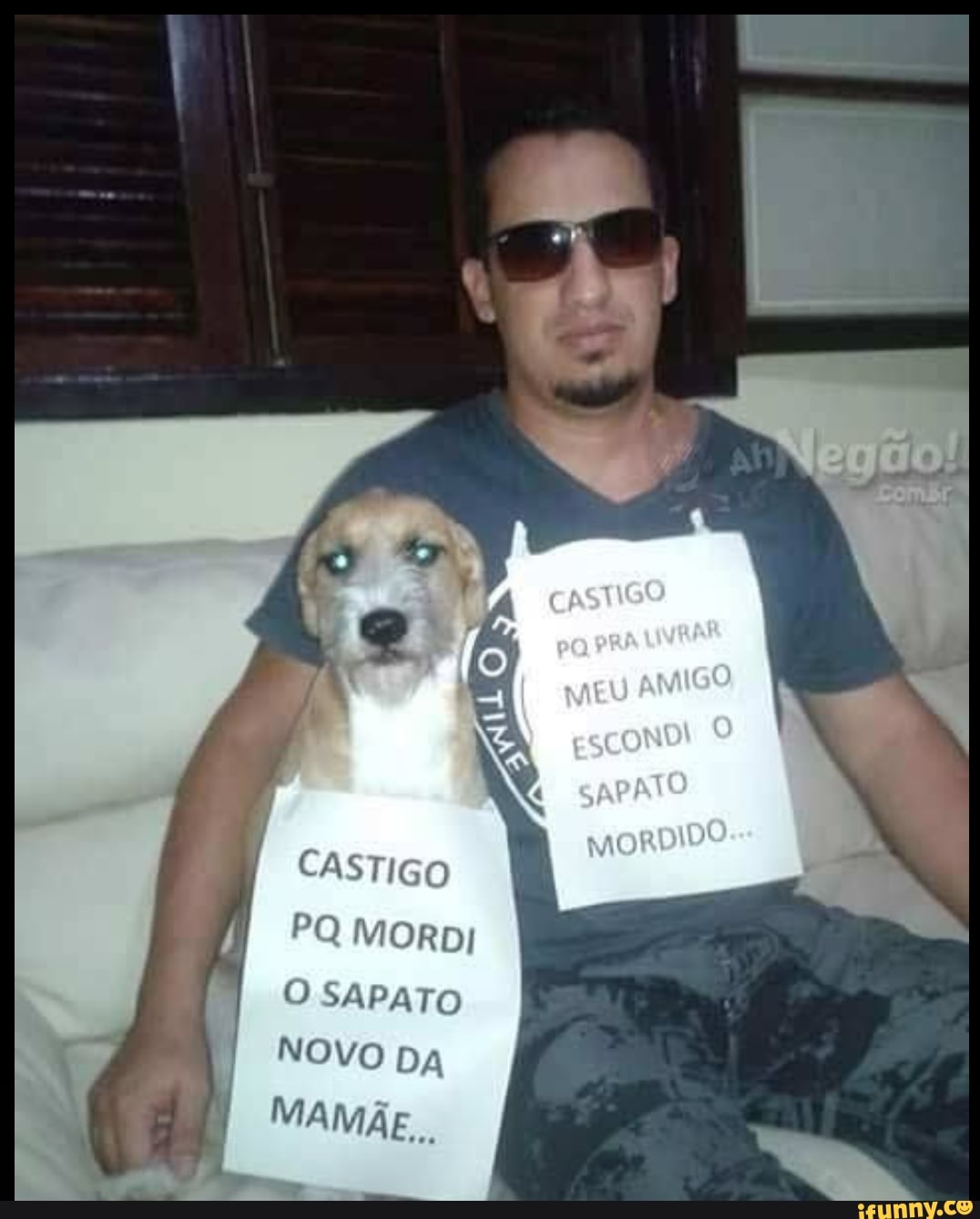Ú
PQ MORDI
O SAPATO
NOVO DA