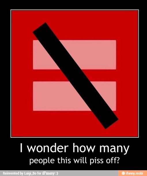 I wonder how many
people this will piss off?