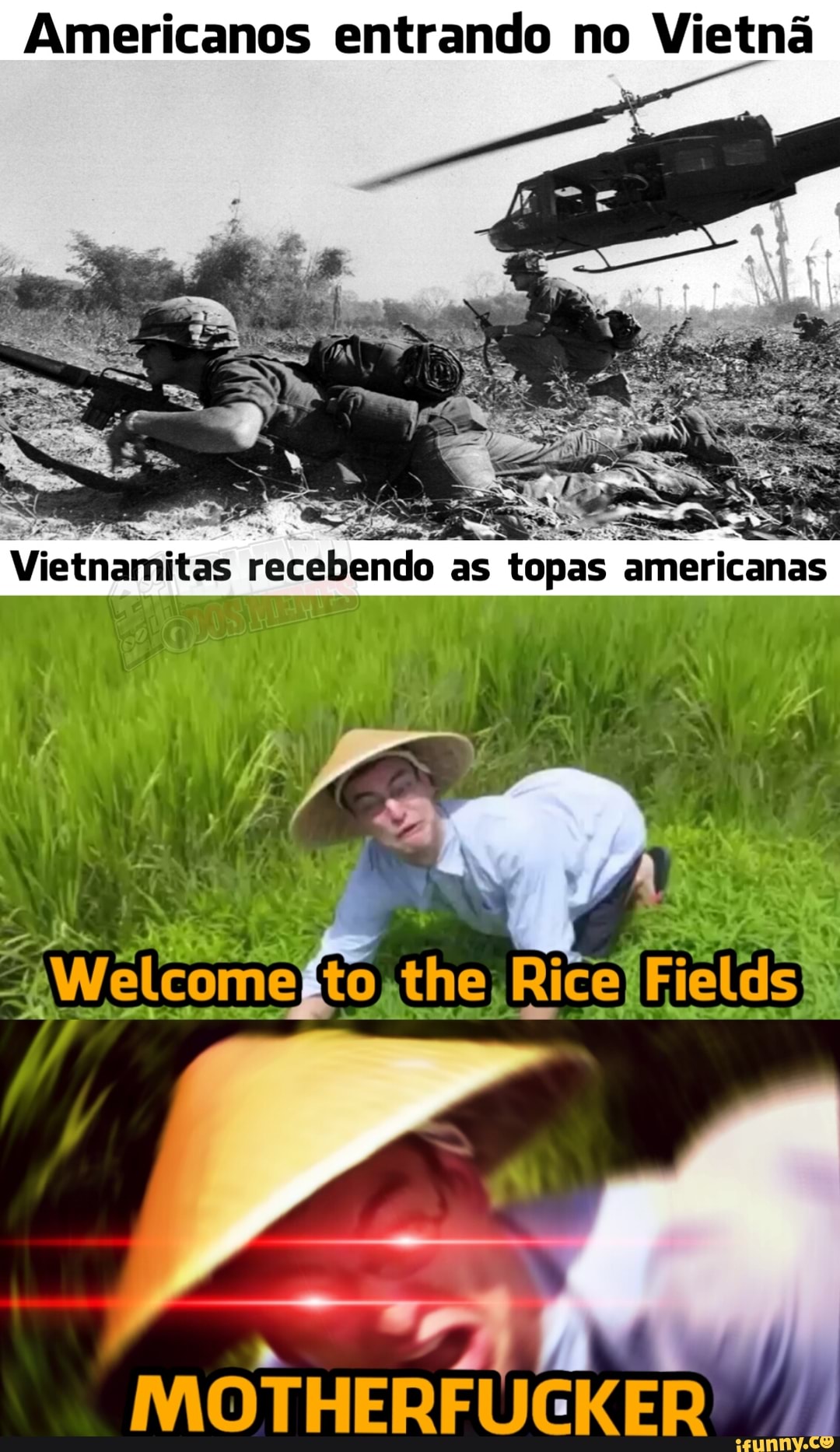 Americanos entrando no Vietnã