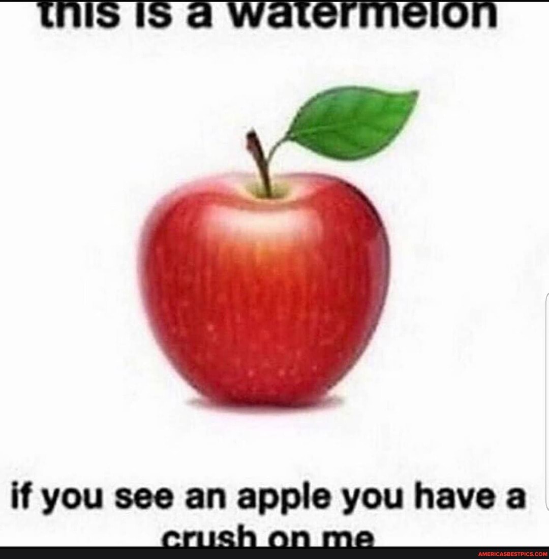 US
if you see an apple you have a