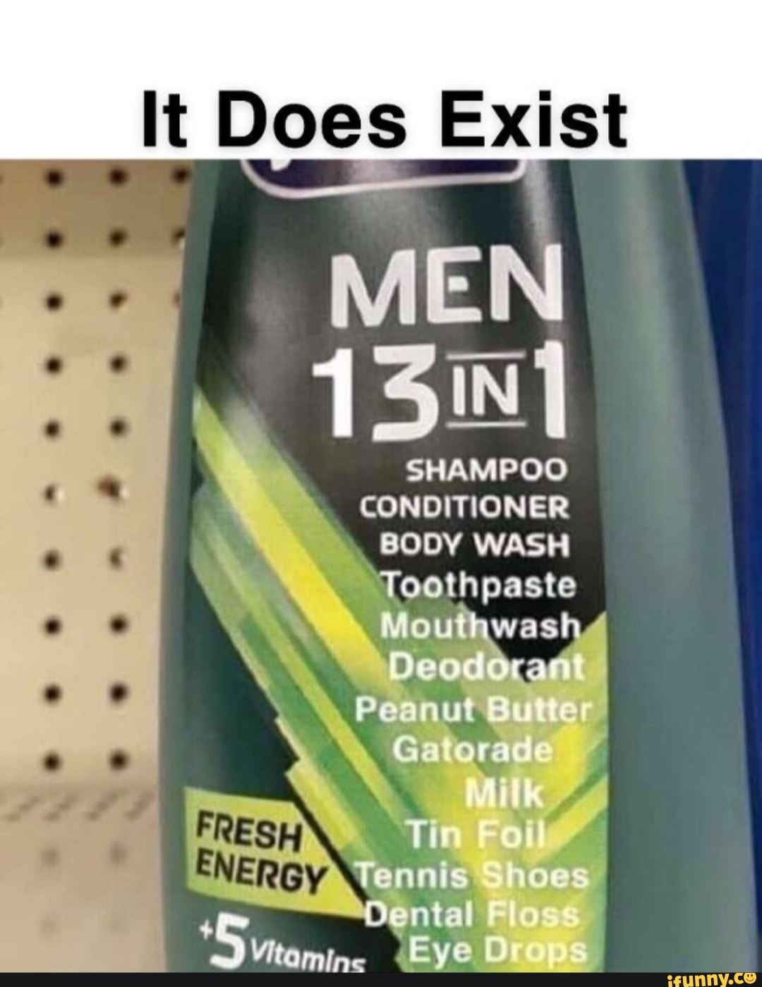 It Does Exist MEN SHAMPOO CONDITIONER BODY WASH Toothpaste Mouthwash