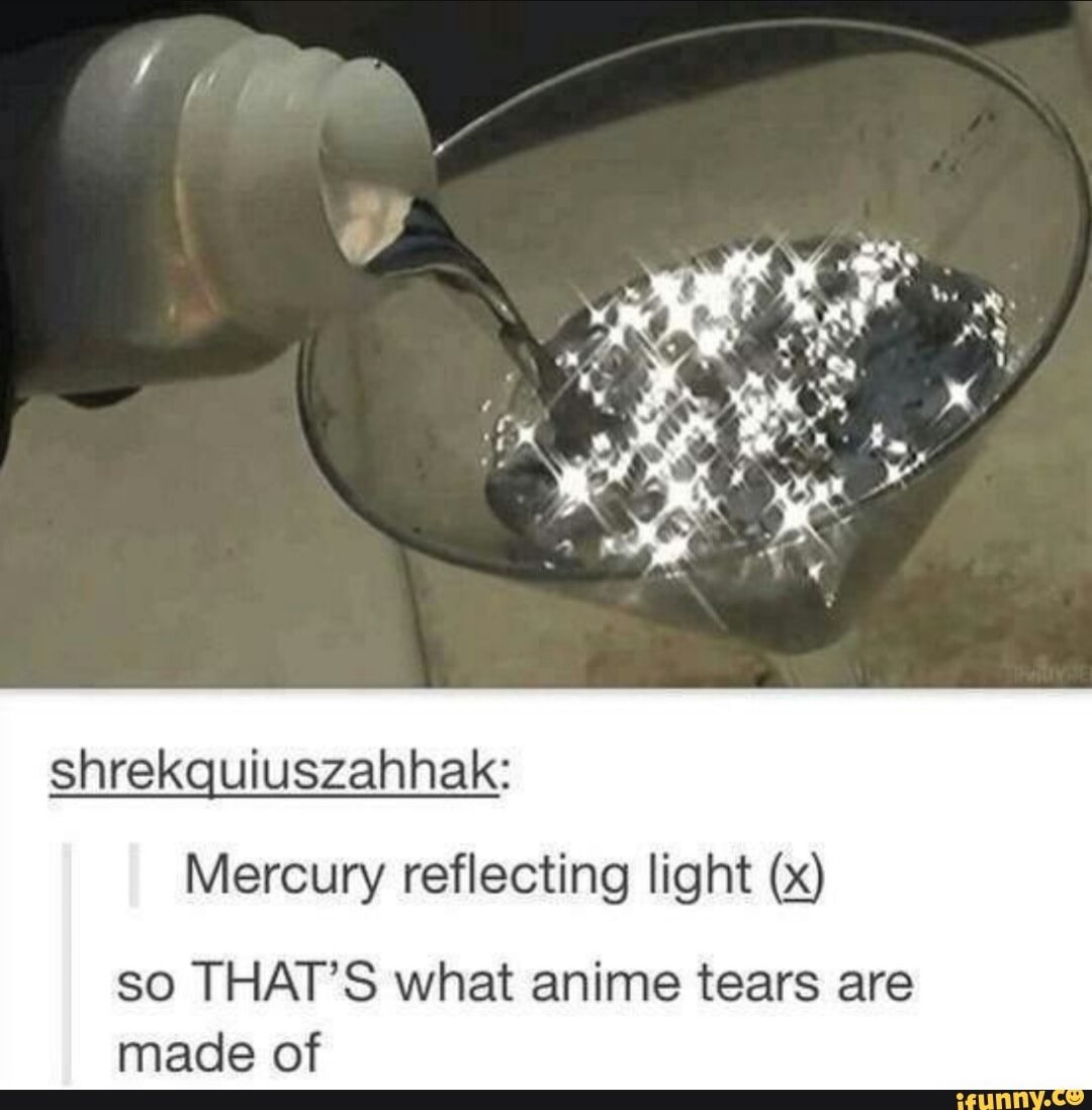 They were tears