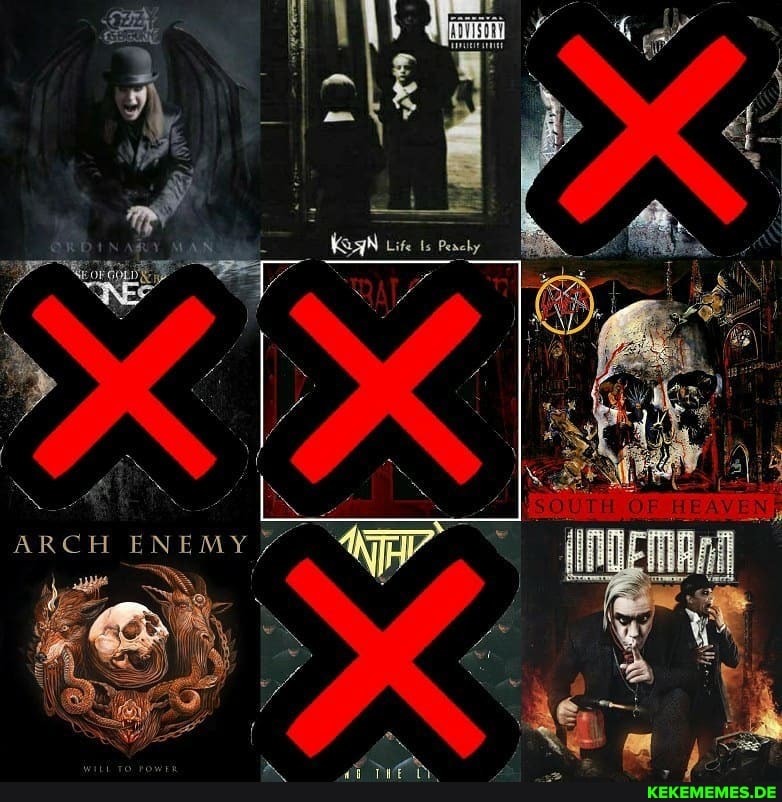 SOUTH. OF HEAVEN
RE
ARCH ENEMY