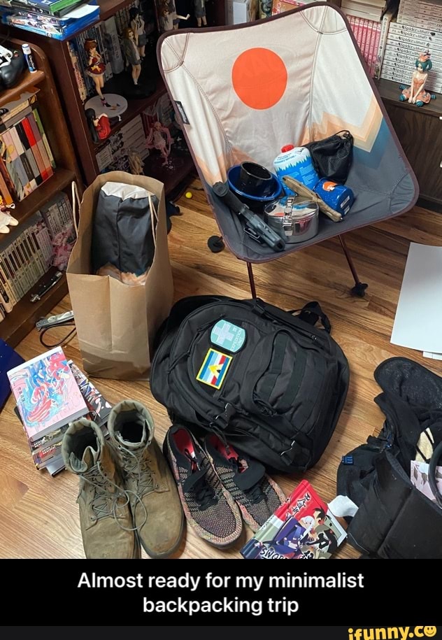 Almost ready for my minimalist backpacking trip - Almost ready for my minimalist backpacking trip