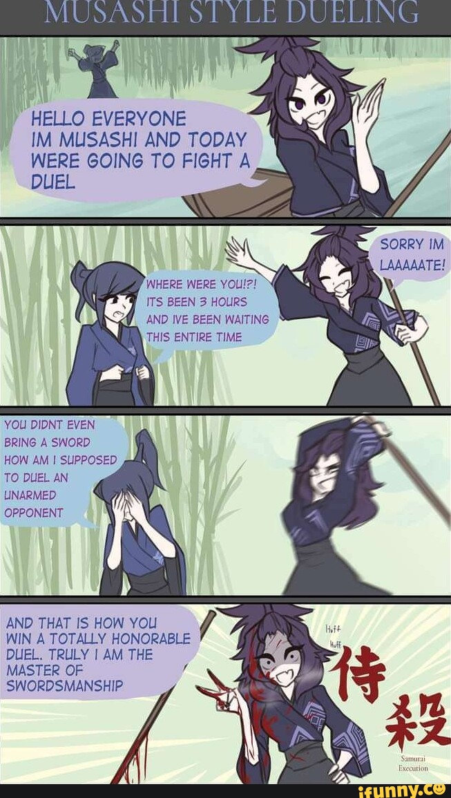 Le DULLING HELLO EVERYONE IM MUSASHI AND TODAY WERE GOING TO FIGHT A ...