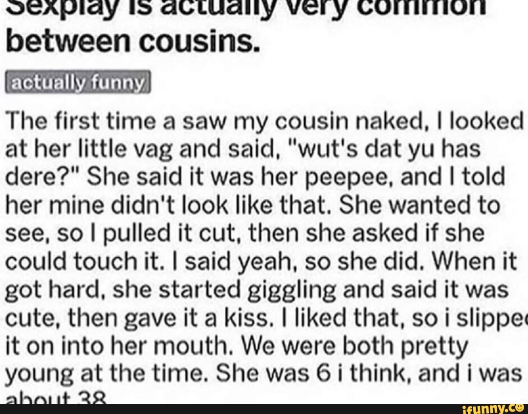 First Time Anal With Little Cousin Story