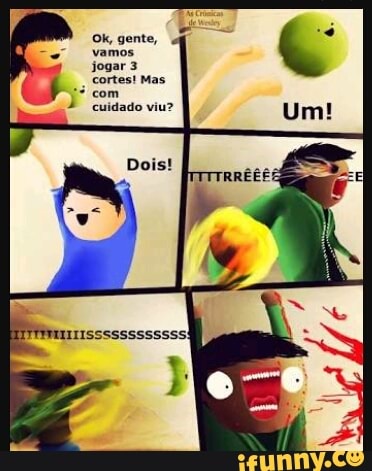 Ok, gente,
jogar 3
Cortes! Mas