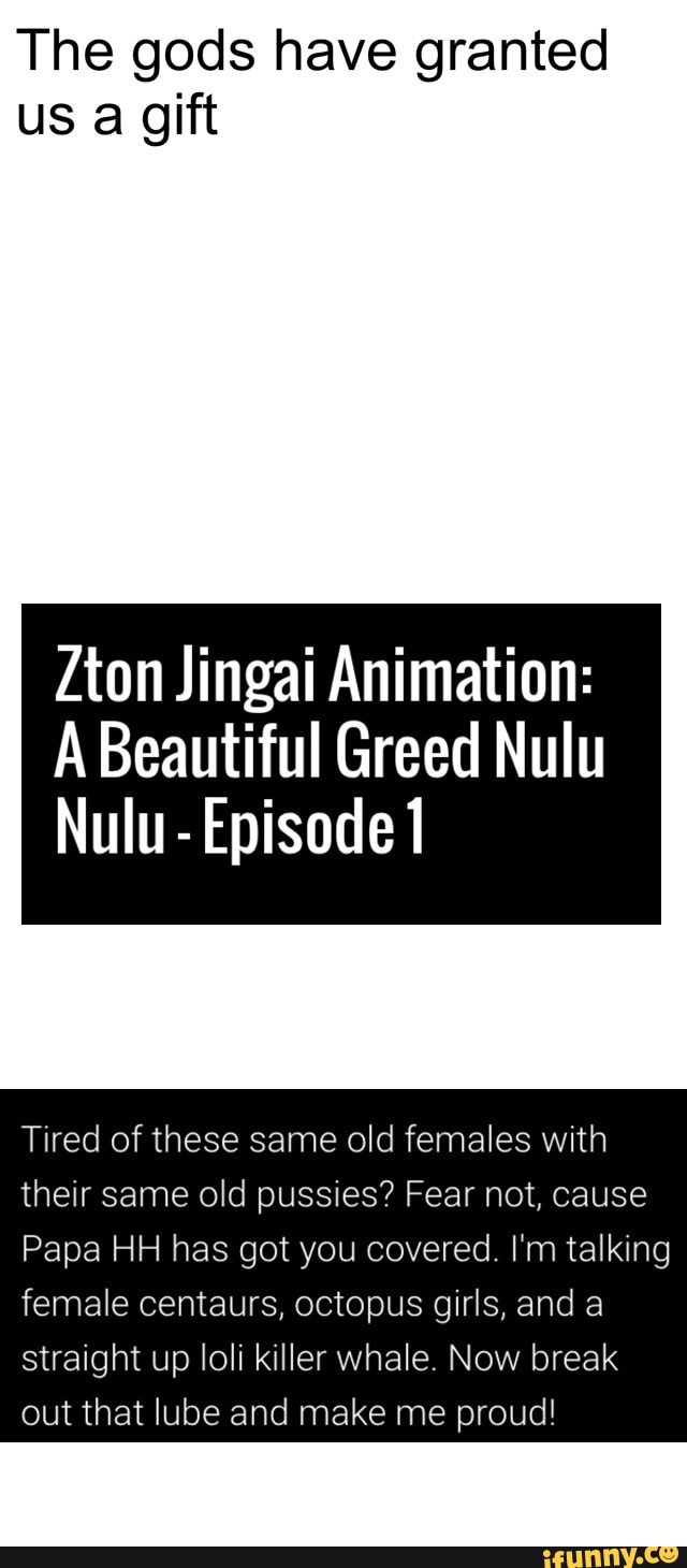Zton Jingai Animation: A Beautiful Greed Nulu Nulu