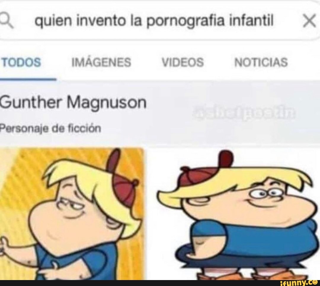 Quien Invento La Pornografia Infantil NÉticias Todos Imagenes Videos Noticias Gunther Magnuson