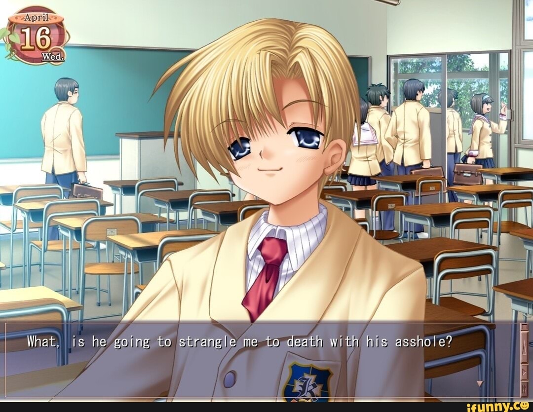ri
ai
What. is he going to me te death with his asshole?