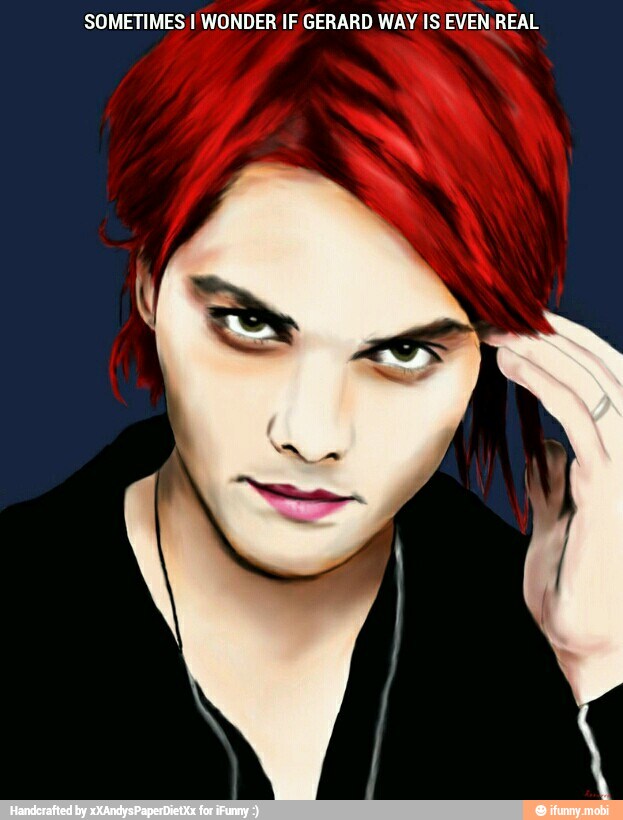SOMETIMES I WONDER IF GERARD WAY IS EVEN REAL