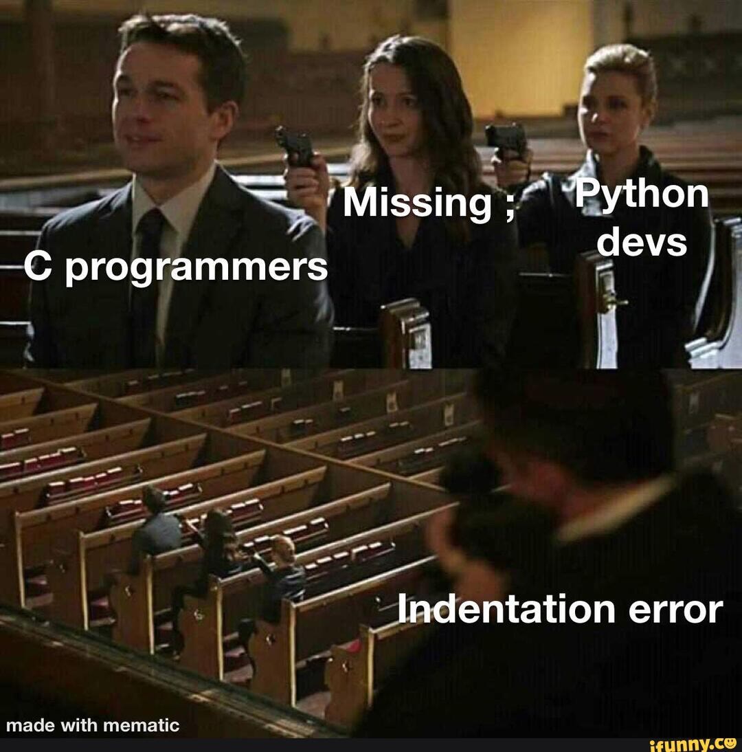 Indentation memes. Best Collection of funny Indentation pictures on iFunny