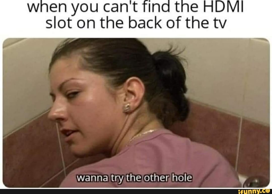 Wanna Try The Other Hole Meme