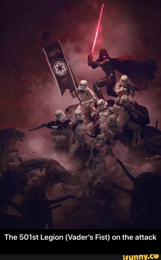The 501st Legion (Vader's Fist) on the attack - The 501st Legion (Vader’s Fist) on the attack