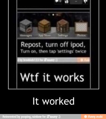 A
Tum on, then tap settings twice
Wtf it works
It worked