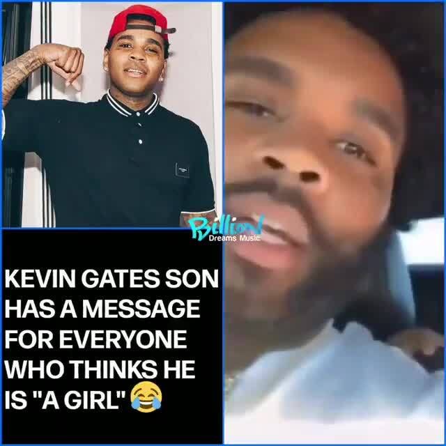 KEVIN GATES SON HAS A MESSAGE FOR EVERYONE WHO THINKS HE iFunny )
