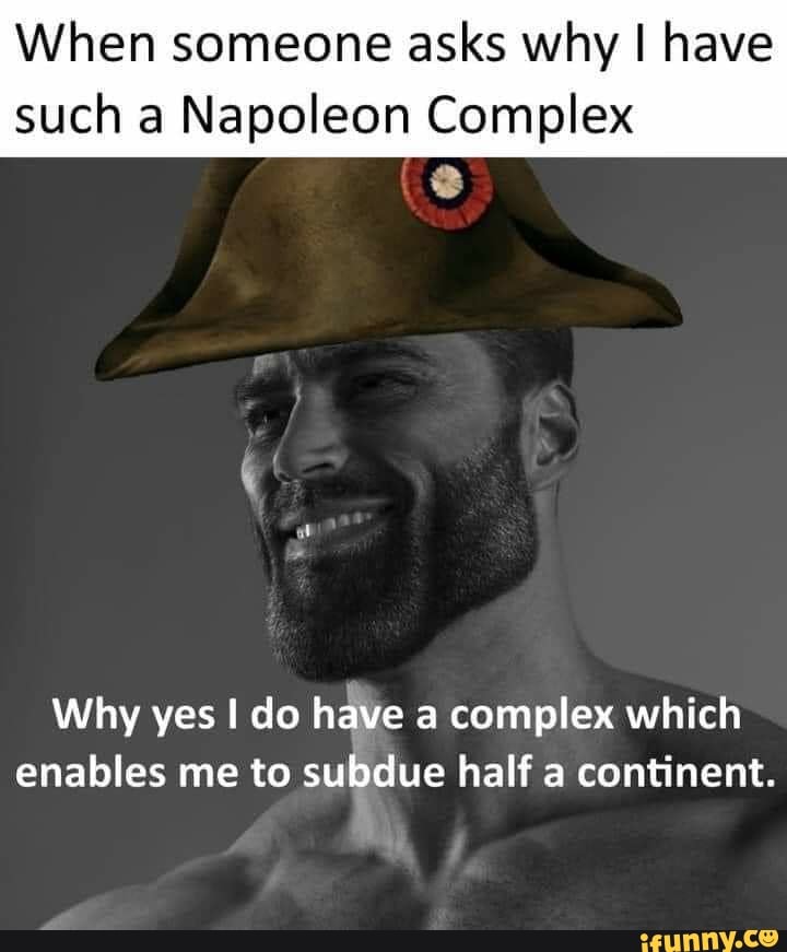 napoleon complex meme
