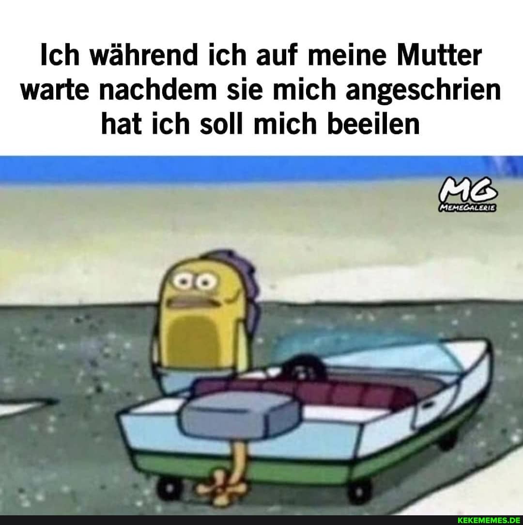 Ich während ich auf meine Mutter warte nachdem sie mich angeschrien hat ich soll mich beeilen