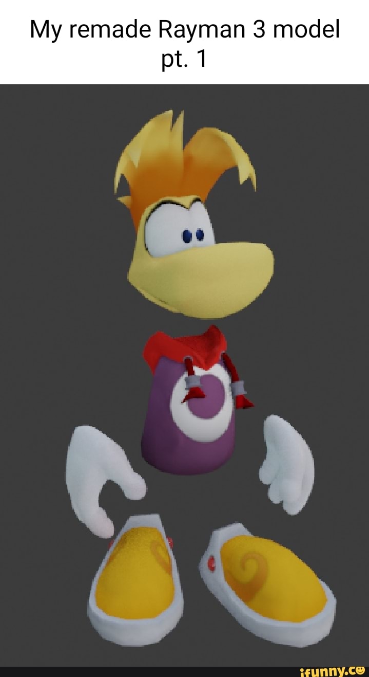 Rayman 3D Model Pose By Boomnnuke On DeviantArt | atelier-yuwa.ciao.jp