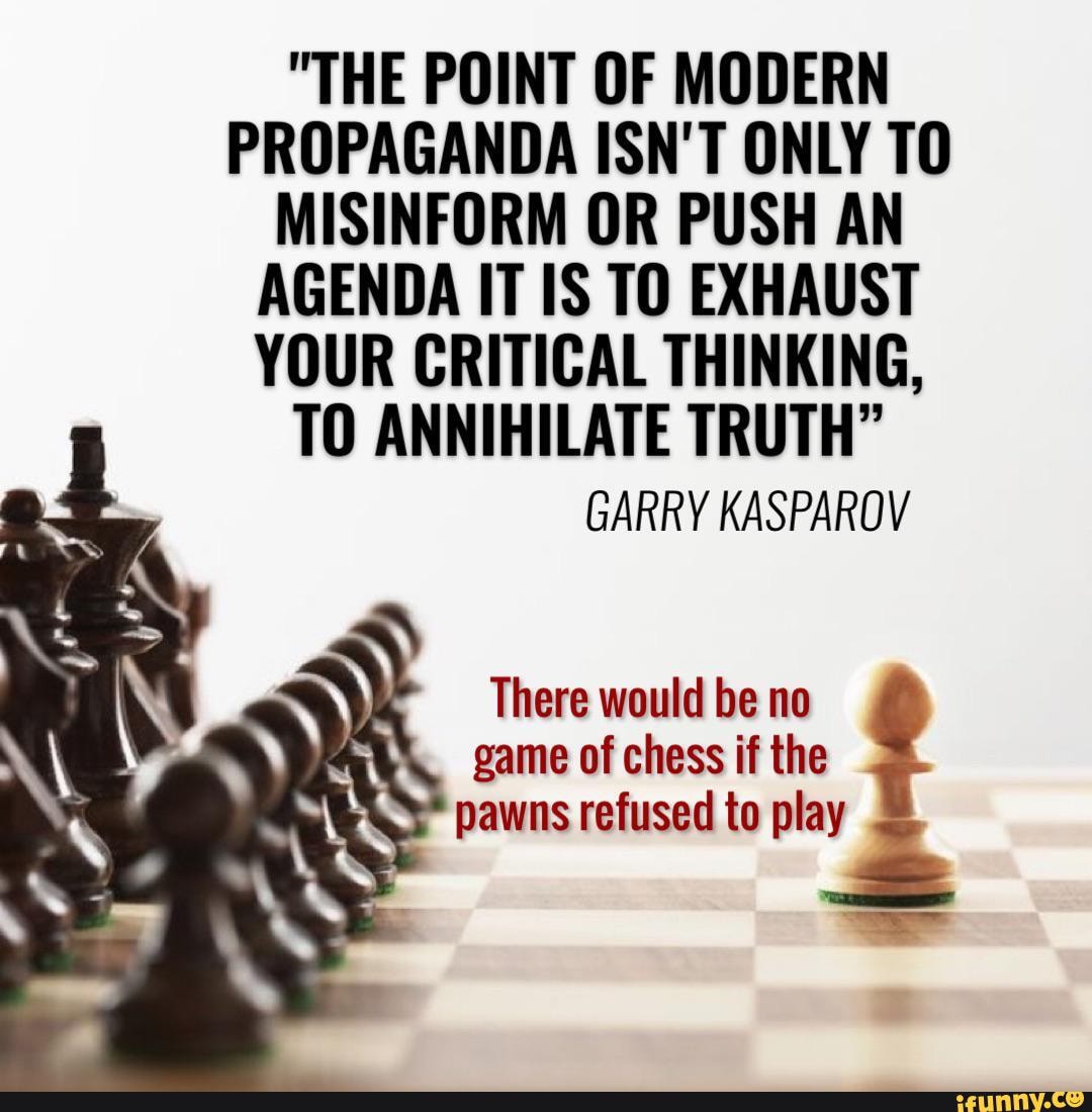 Garry Kasparov – No Chess Monopoly in Hypocrisy