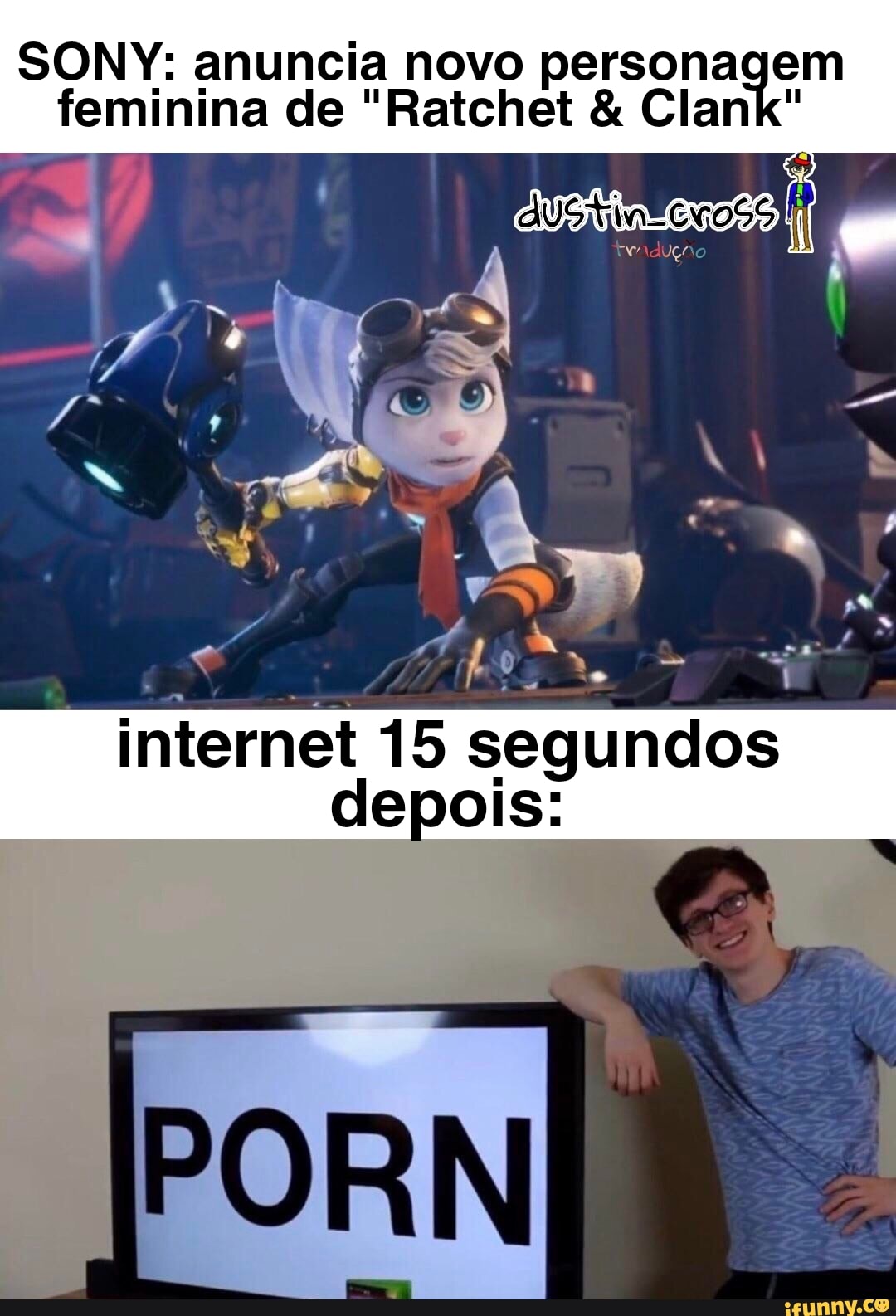 SONY: anuncia novo personagem feminina de "Ratchet & Clank"
internet 15 segundos depois: