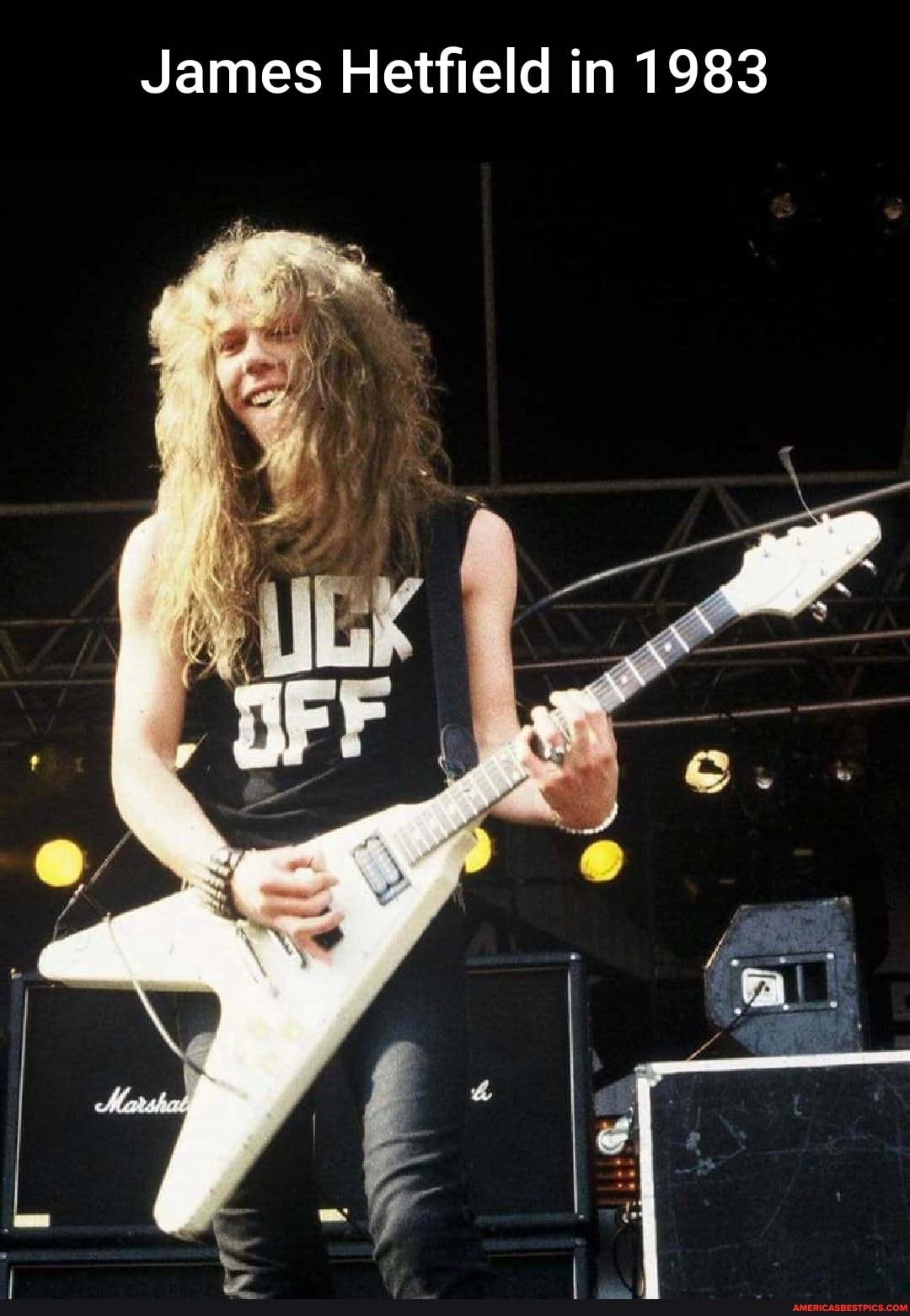 James Hetfield in 1983 America’s best pics and videos