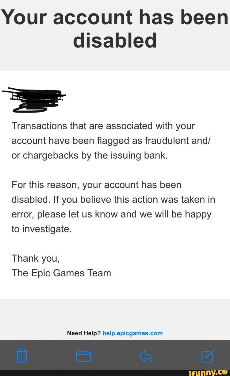 Your Account Has Been Disabled Transactions That Are Associated With Your Account Have Been Flagged As