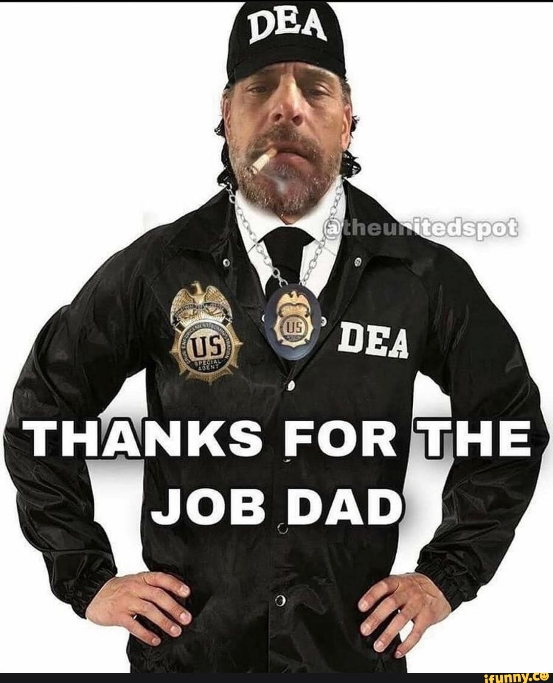 a. Y I THANKS FOR THE
JOB DAD